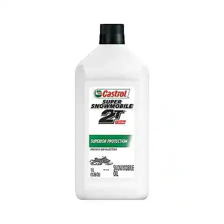 Castrol Super Snowmobile 2T Conventional Motor Oil : Flows Readily At Temperatures To Minus 40C, 1 Liter 1
