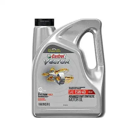 Castrol Vecton Advanced Synthetic Blend 15W-40 Ck-4 Motor Oil: Provides Longer Useful Oil Life, 1 Gallon 1