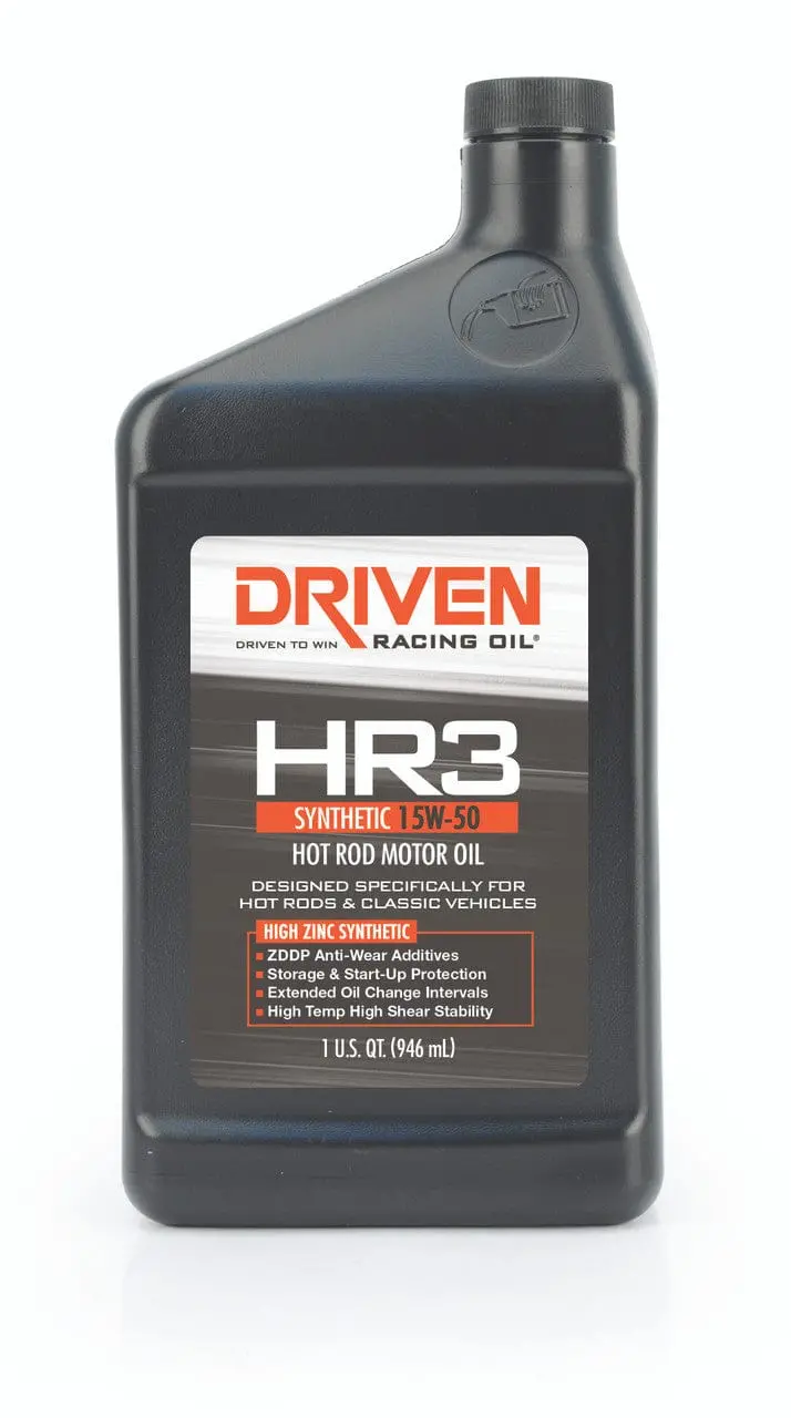Driven Racing Oil Hr3 10W-30 Synthetic Hot Rod Oil - 1 Quart Bottle 1