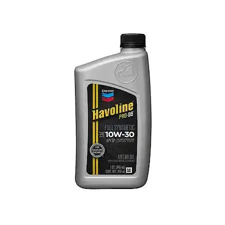 Havoline Pro-Ds Fully Synthetic 10W-30 Motor Oil: Designed To Protect Against Contamination, 1 Quart 1
