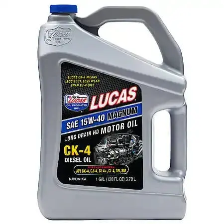 Lucas Oil Products 15W-40 Magnum Ck-4 Conventional Heavy Duty Diesel Engine Oil, 1 Gallon 1