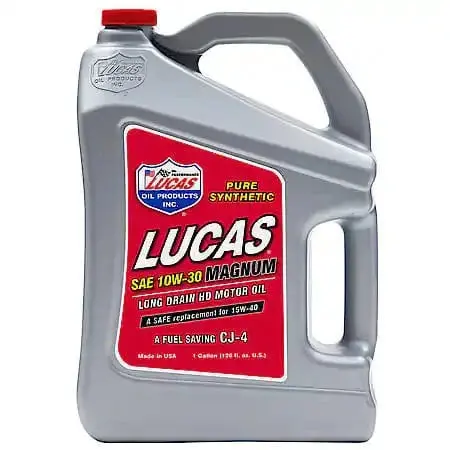 Lucas Oil Products Fuel Saving 10W-30 Magnum Cj-4 Full Synthetic Heavy Duty Diesel Engine Oil, 1 Gallon 1