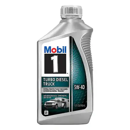 Mobil 1 Turbo Diesel Truck 5W-40 Full Synthetic Motor Oil, 1 Quart 1