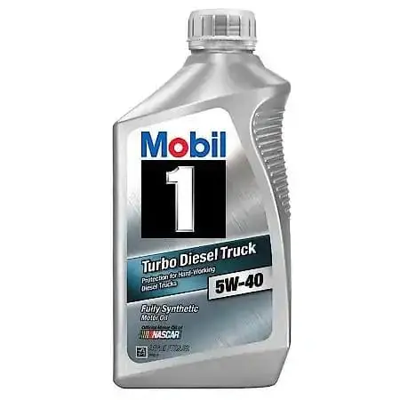 Mobil 1 Turbo Diesel Truck 5W-40 Full Synthetic Motor Oil, 1 Quart 1
