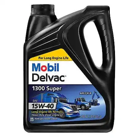 Mobil Delvac 1300 Super 15W-40 Conventional Heavy Duty Diesel Engine Oil, 1 Gallon 1