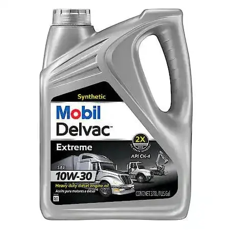 Mobil Delvac Extreme Heavy Duty Full Synthetic Diesel Engine Oil 10W-30, 1 Gallon 1