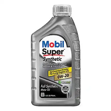 Mobil Super 0W-20 Full Synthetic Motor Oil, 1 Quart 1