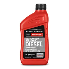 Motorcraft Super Duty 10W-30 Conventional Heavy Duty Diesel Engine Oil, 1 Quart 1