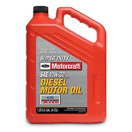Motorcraft Super Duty 10W-30 Conventional Heavy Duty Diesel Engine Oil, 5 Quart 1