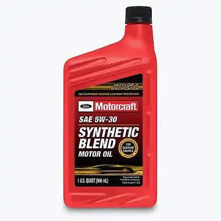 Motorcraft Synthetic Blend 5W30 Motor Oil: Original Equipment For Ford Motor Company Vehicles, 1 Quart 1