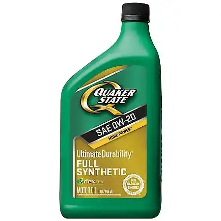 Quaker State Full Synthetic 0W-20 Motor Oil 1 Quart 1