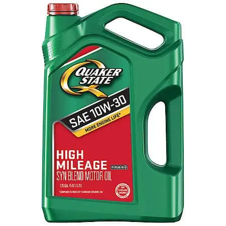 Quaker State High Mileage 10W-30 Motor Oil 5 Quart 1