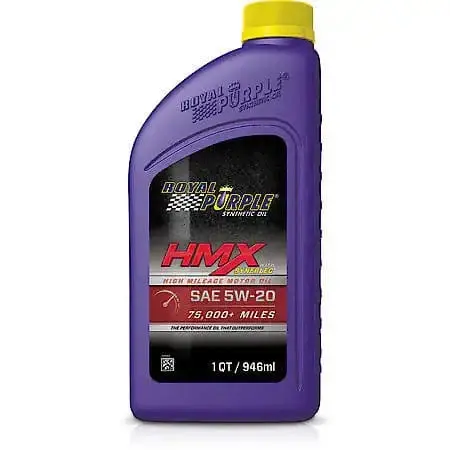 Royal Purple Hmx Sae 5W-20 High-Mileage Synthetic Motor Oil (1 Quart) 1