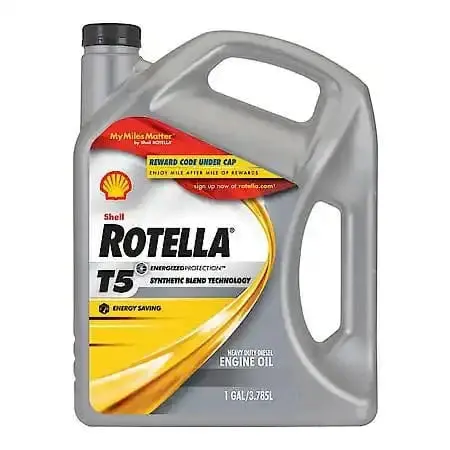Shell Rotella T5 15W-40 Synthetic Blend Heavy Duty Diesel Engine Oil, 1 Gallon 1