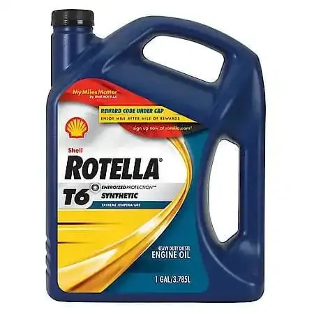 Shell Rotella T6 5W-40 Full Synthetic Heavy Duty Diesel Engine Oil, 1 Gallon 1
