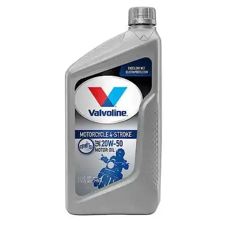 Valvoline 4-Stroke Motorcycle Full Synthetic 20W-50 Motor Oil: 1 Quart 1