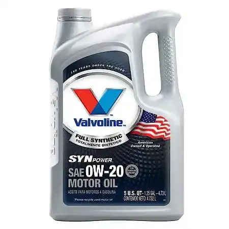 Valvoline Advanced Full Synthetic 0W-20 Motor Oil: Maximizes Engine Life, 5 Quart 1