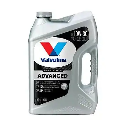 Valvoline Advanced Full Synthetic 10W-30 Motor Oil: Maximizes Engine Life, 5 Quart 1