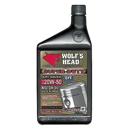 Wolfs Head Super-Duty 20W50 Motor Oil (1 Quart) 1
