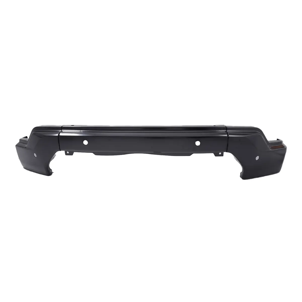 New Black Front Bumper Face Bar Fit For Gmc Sierra 1500 2019-2021 W/Parking Hole 1