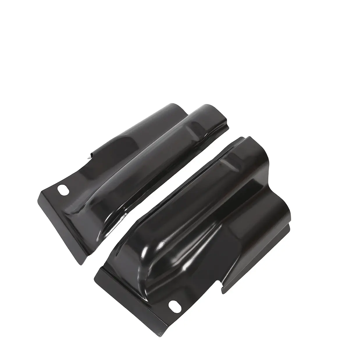 Pair Fit For Ford F150 2009-2014 Crew Cab 4 Door Steel Cab Corners Black 1