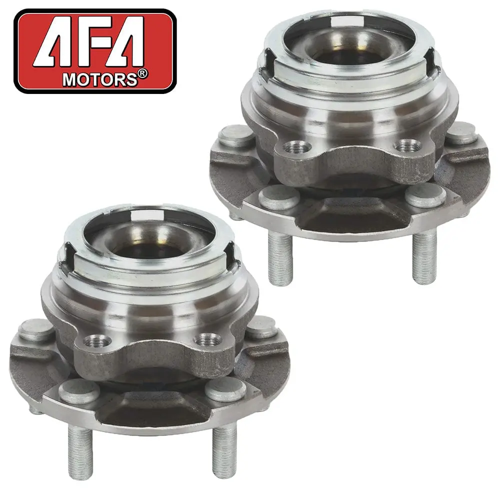 Pair Front Wheel Hubs & Bearings For 2009-14 Nissan Murano/2011 Quest 1