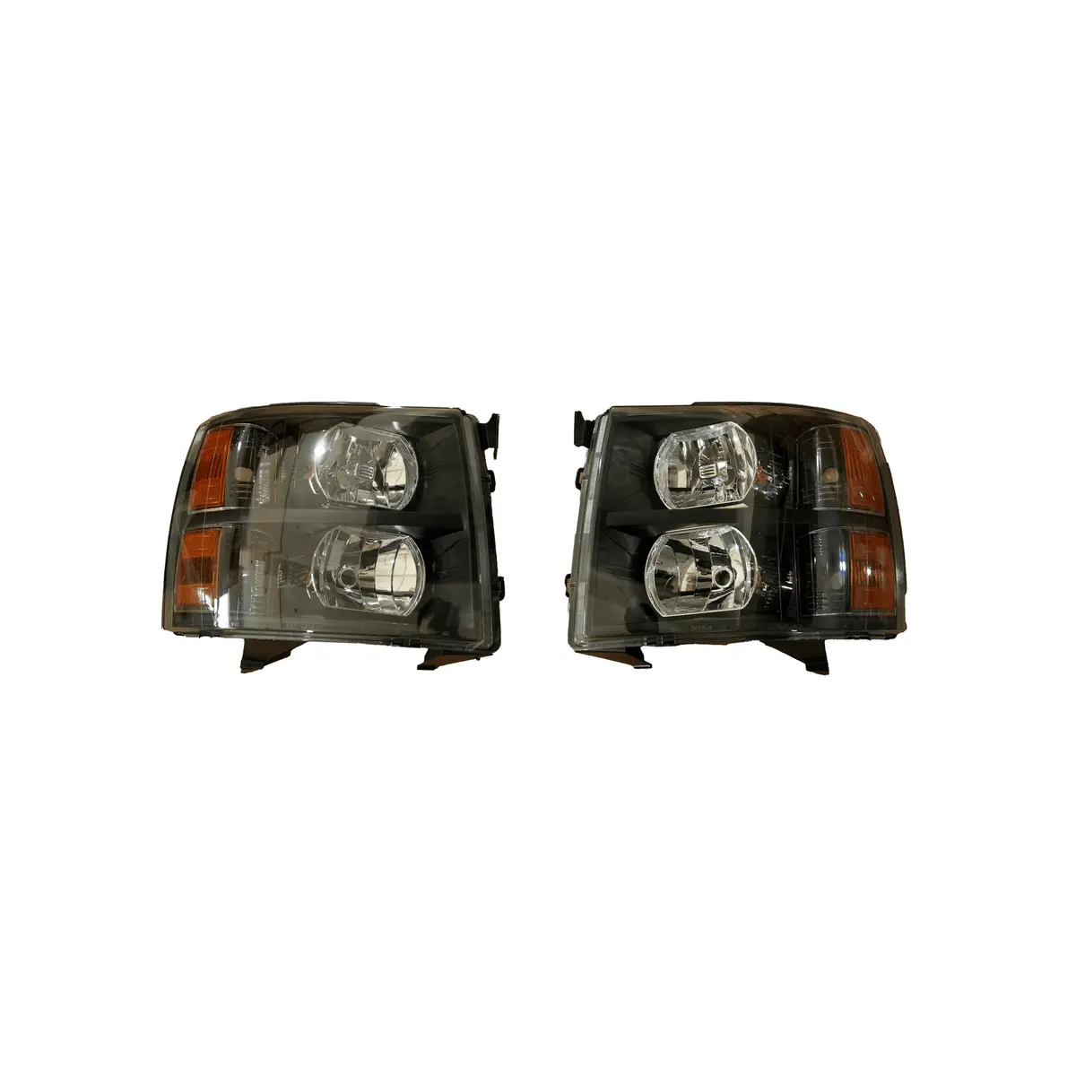 Pair Headlights Headlamps Assembly Fit For Chevy Silverado 1500 2500 3500 07-14 1