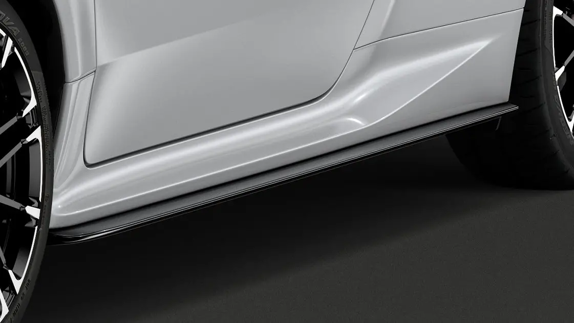 Genuine Toyota Japan 2024-2025 Gr Yaris Piano Black Side Skirts 1