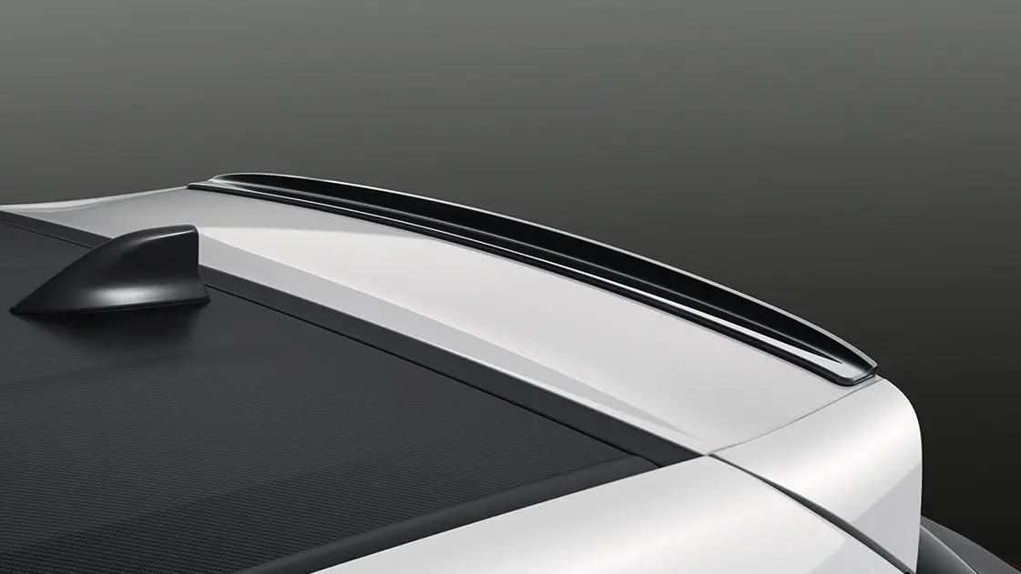 Genuine Toyota Japan 2024-2025 Gr Yaris Piano Black Rear Roof Spoiler 1
