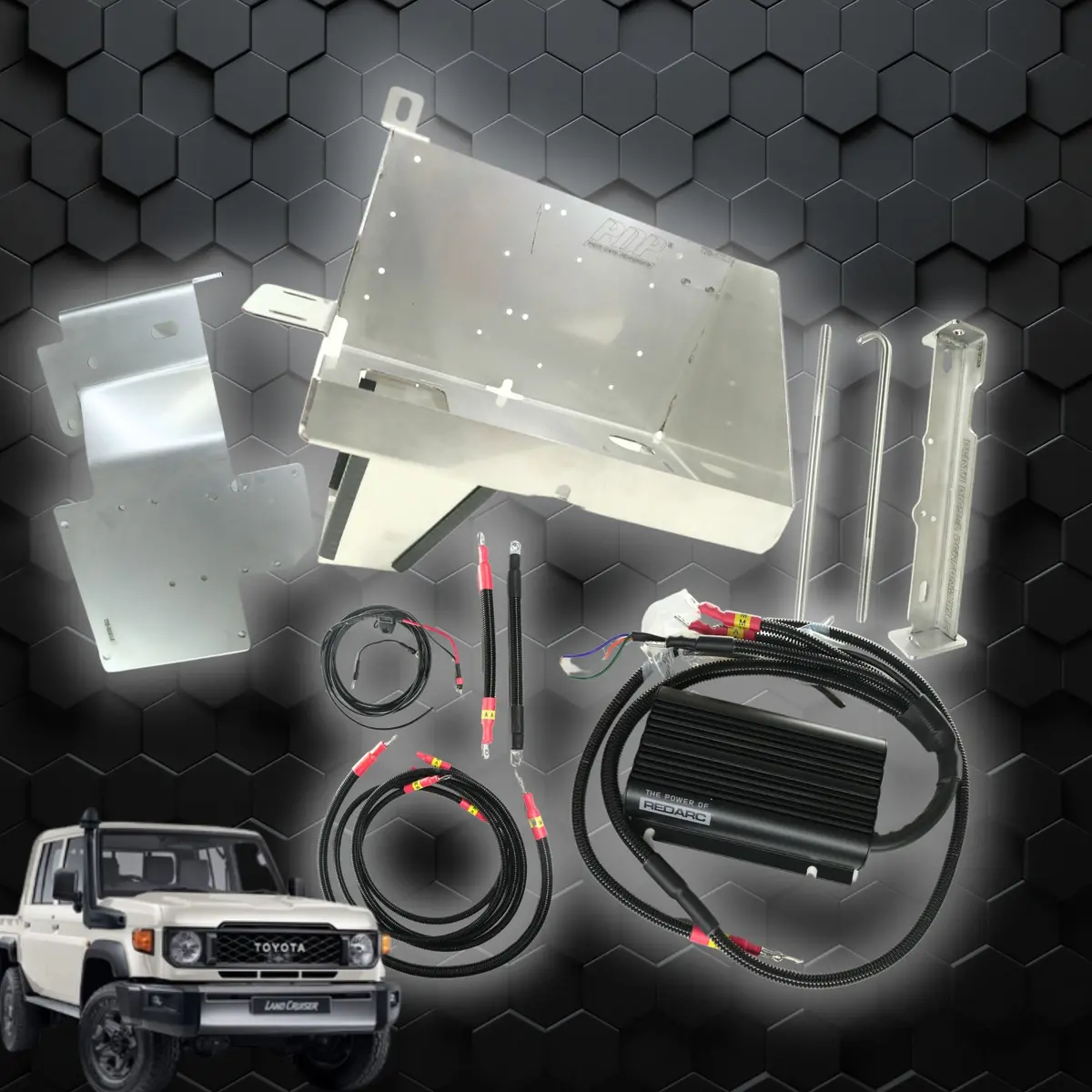 70 Series | Pdp Dual Battery Kit With True -'Jump Start ' | Facelift Y2024 Onwards | V8 Engine | Diy | 1