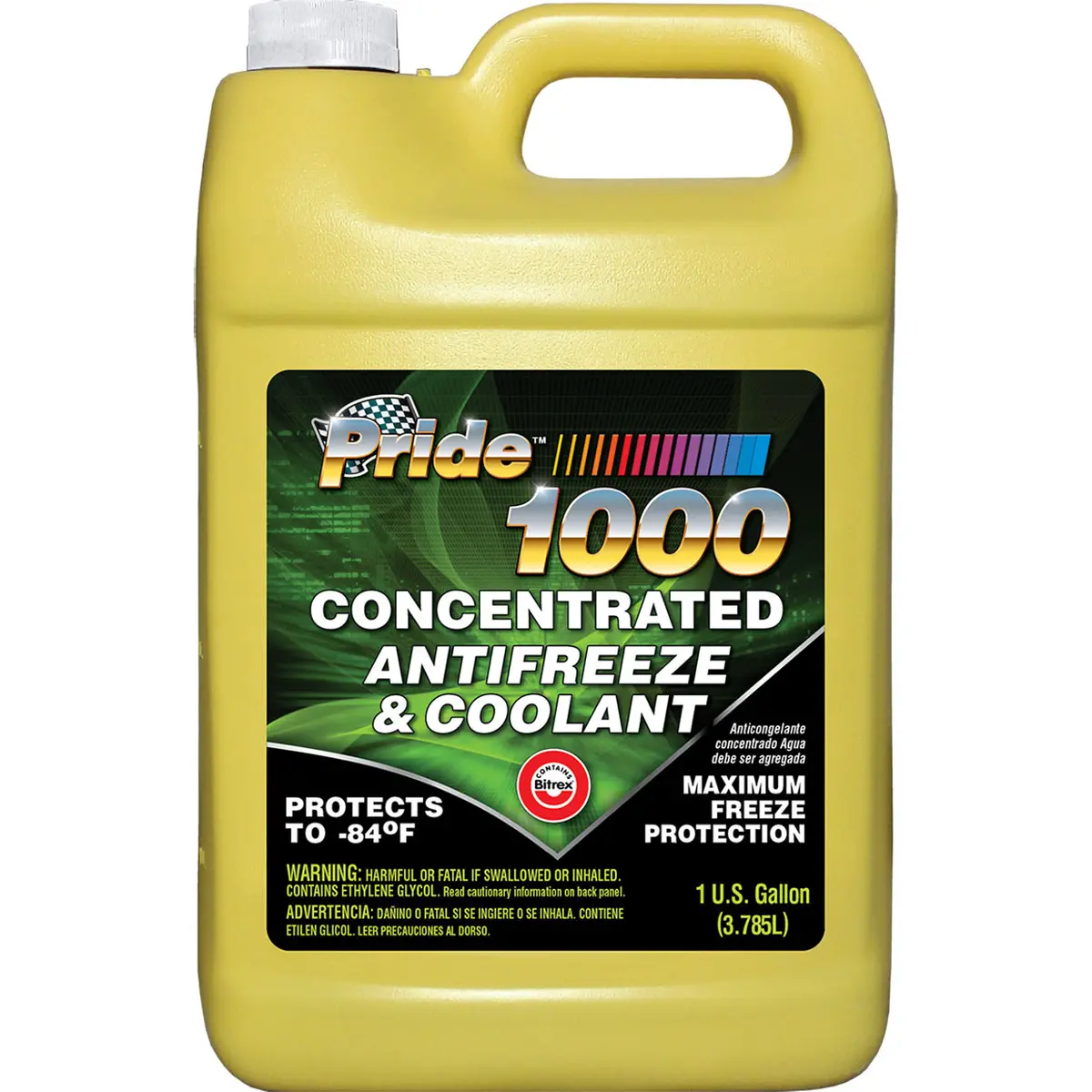 Pride 1000 Concentrated Antifreeze / Coolant Green Pride1000 1