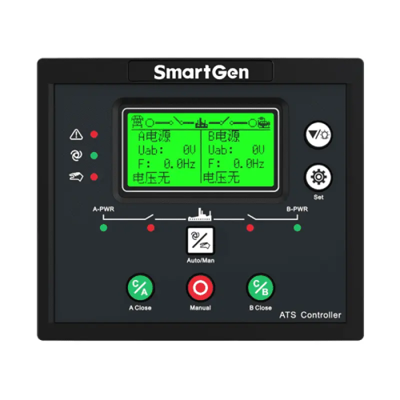 Hat553 Dual Power Ats Controller For Smartgen Ac177-277V With Interface Rs485 1