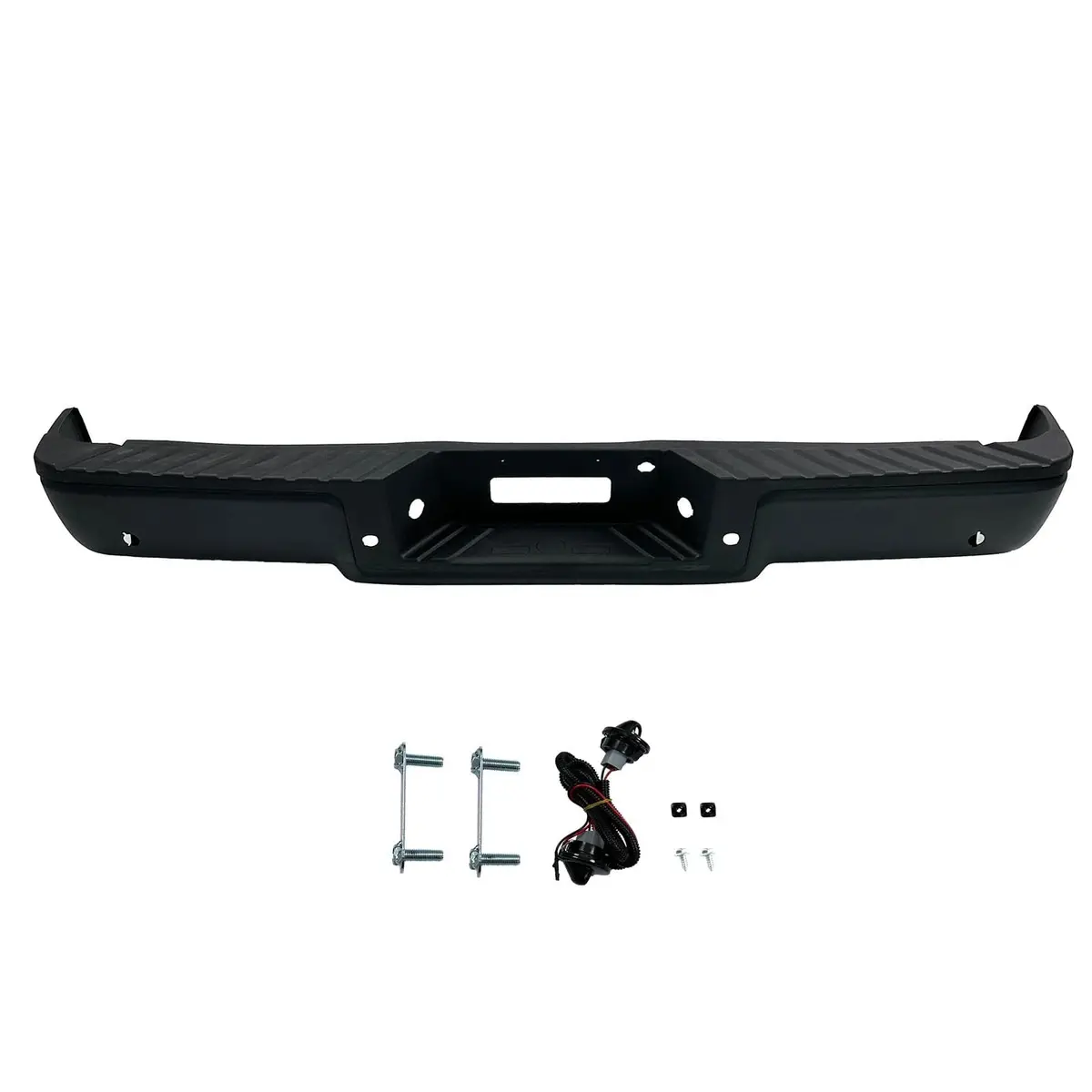 Rear Back Bumper W/ Parking Sensor Hole Fit For Ford F-150 Lincoln Mark Lt 06-08 1