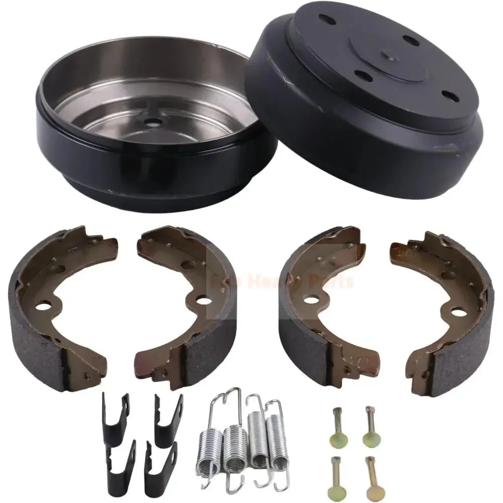 Rear Brake Drum Kit 1017911-01 1018232-01 1018163-01 Fits For Club Car Golf Cart Ds 1995-Up For Precedent 2004-Up 1
