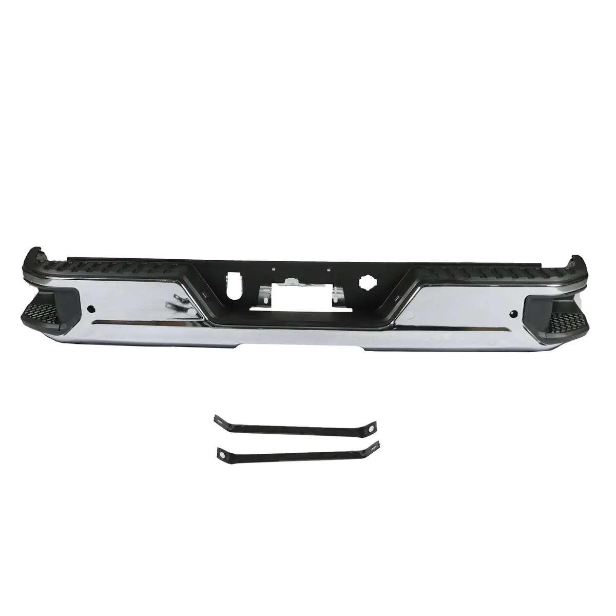 Rear Bumper Assembly W/O Dual Exhuast Fit For Chevy Silverado Gmc Sierra 19-23 1