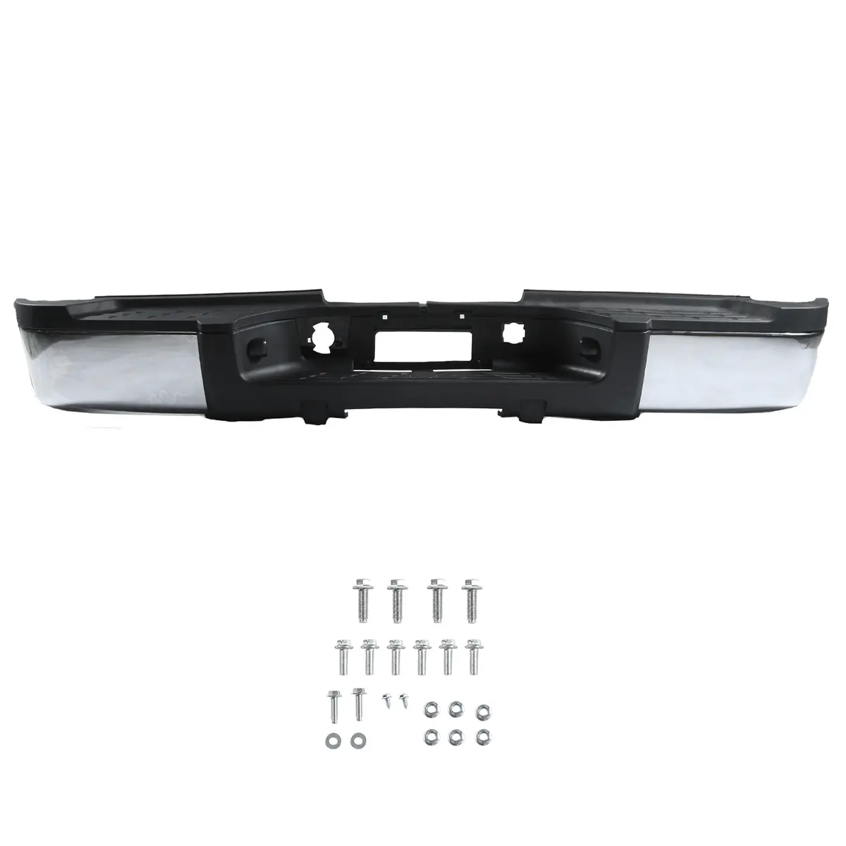 Rear Bumper W/License Light W/O Sensor Hole Fit For Silveradosierra 2500Hd 11-14 1