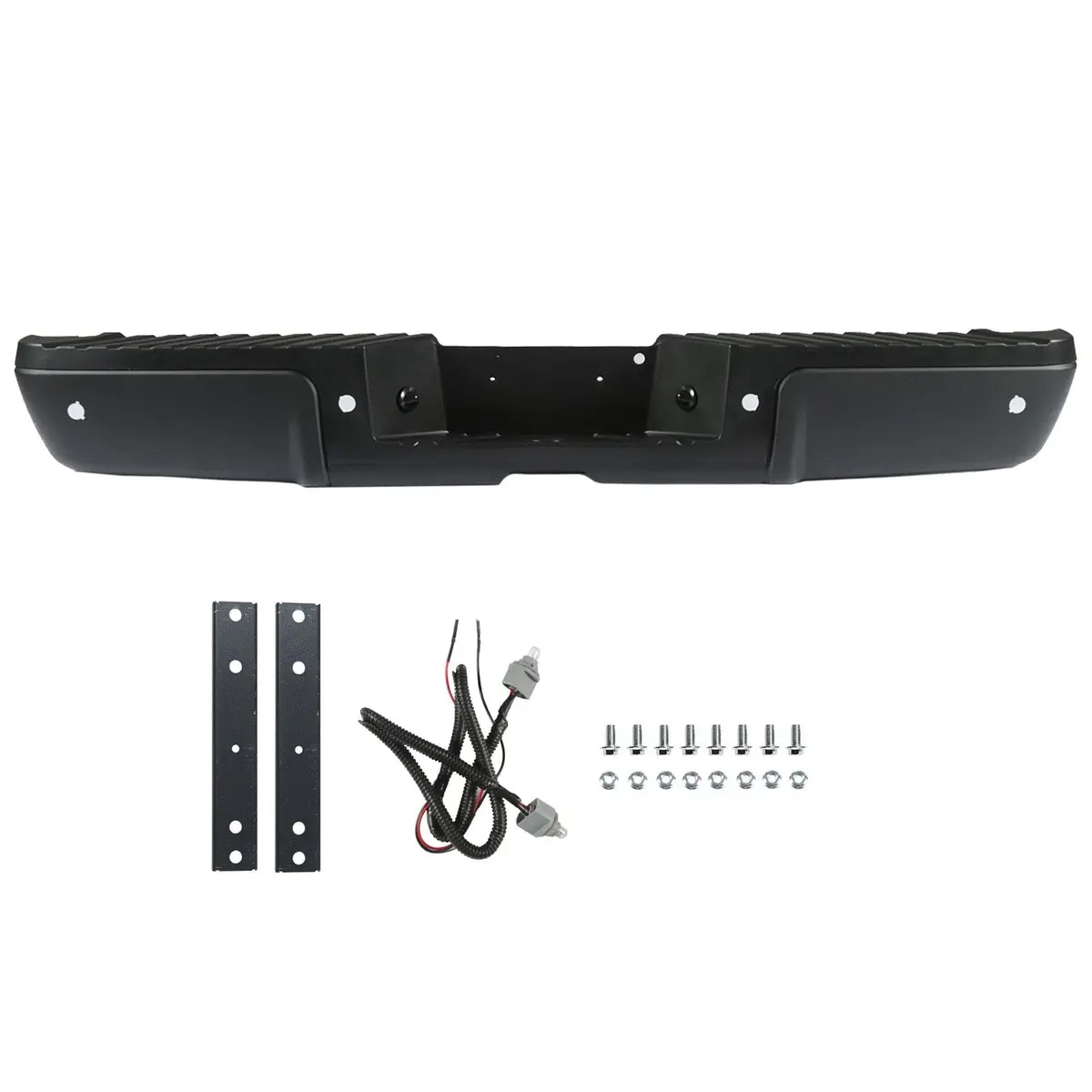 Rear Bumper With Object Sensor Holes Fit For Ford F250 Super Duty 08-12 1