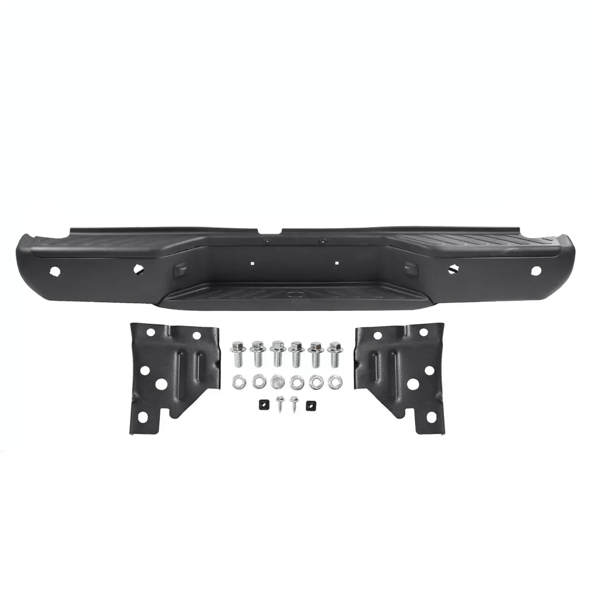 Rear Step Bumper Assembly Fit For Nissan Frontier 2013-2021 W/ Park Sensor Hole 1
