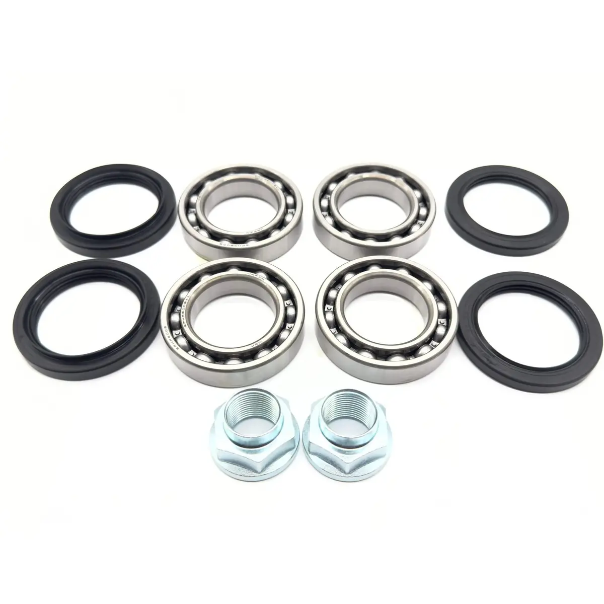 Rear Wheel Bearing & Oil Seal Complete Kit - Left And Right Sides - Subaru Sambar Dias Wagon Tw1, Tw2 Models - 1999 - 2012 1