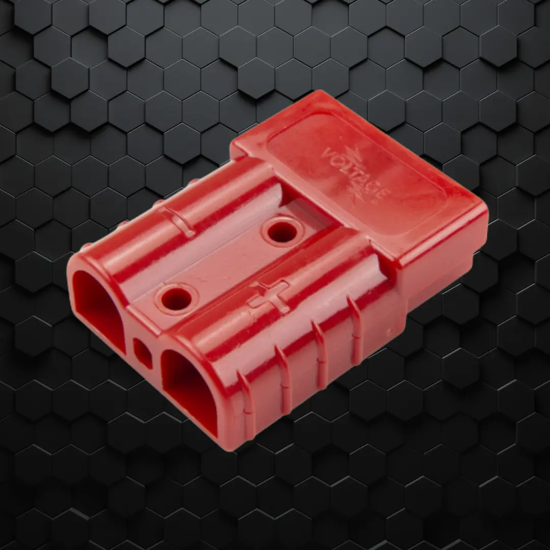 Anderson Plug Red 50Amp Connector With Lugs | Pair 1