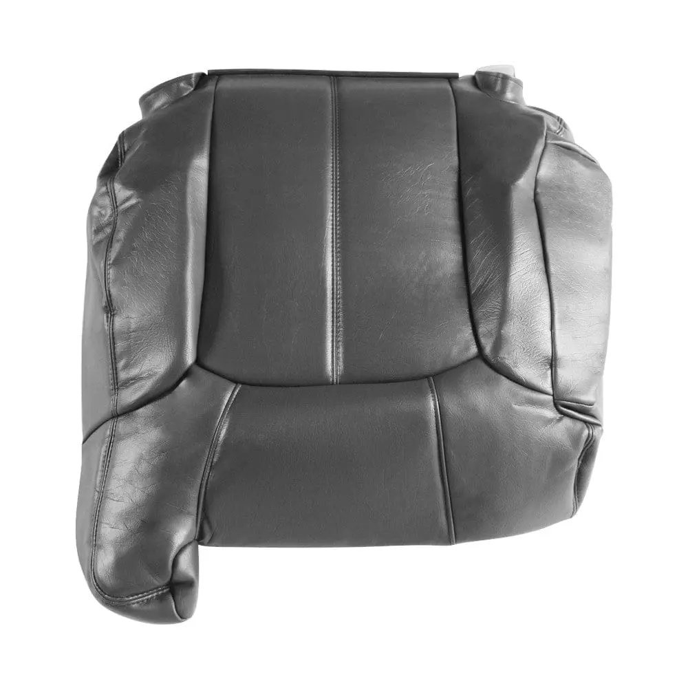 Replacement Black Leather Seat Cover Fit For Silverado Gmc Sierra 99-02 1
