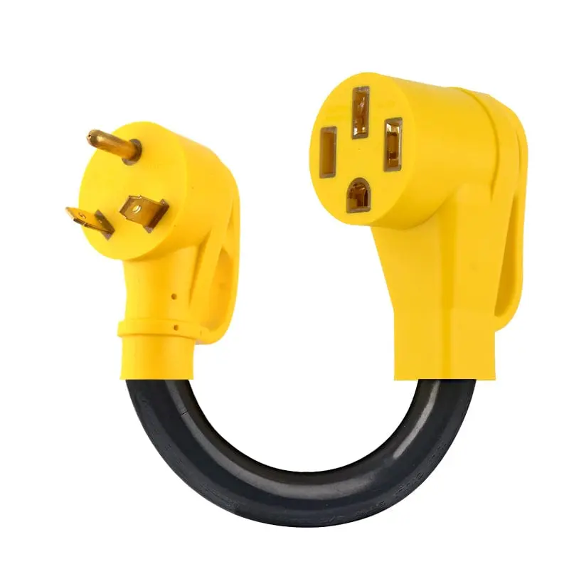 30 Amp To 50 Amp Rv Adapter Cord 12 Inch, Nema Tt-30P To Nema 14-50R Electrical Power Adapter,Etl Listed" 1