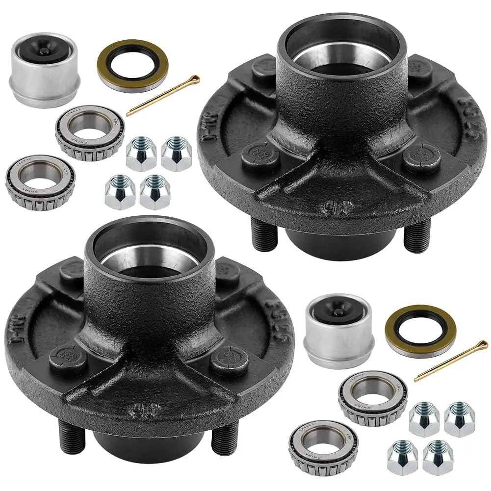 Trailer Axle Kits With 4 On 4" Bolt Idler Hub For 2000Lbs Axle 1