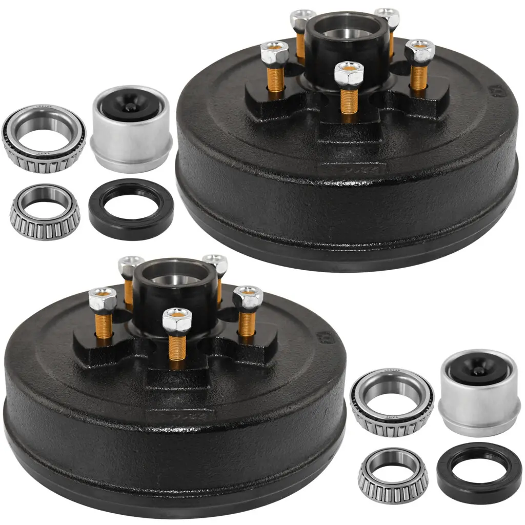 Trailer Electric Brakes Hub Drum Kit 5 On 4.5" For 3500 Lbs Axle 1