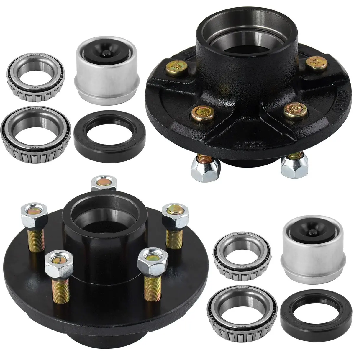 Trailer Idler Hub Kits 5 On 5  5X5 For 3500 Lbs 5 Lugs Trailer Axle 1