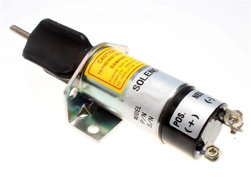 1502-12C3u1b1s1a Sa-5171 Stop Solenoid 12V 3 Terminals For Woodward Kubota Df750 1