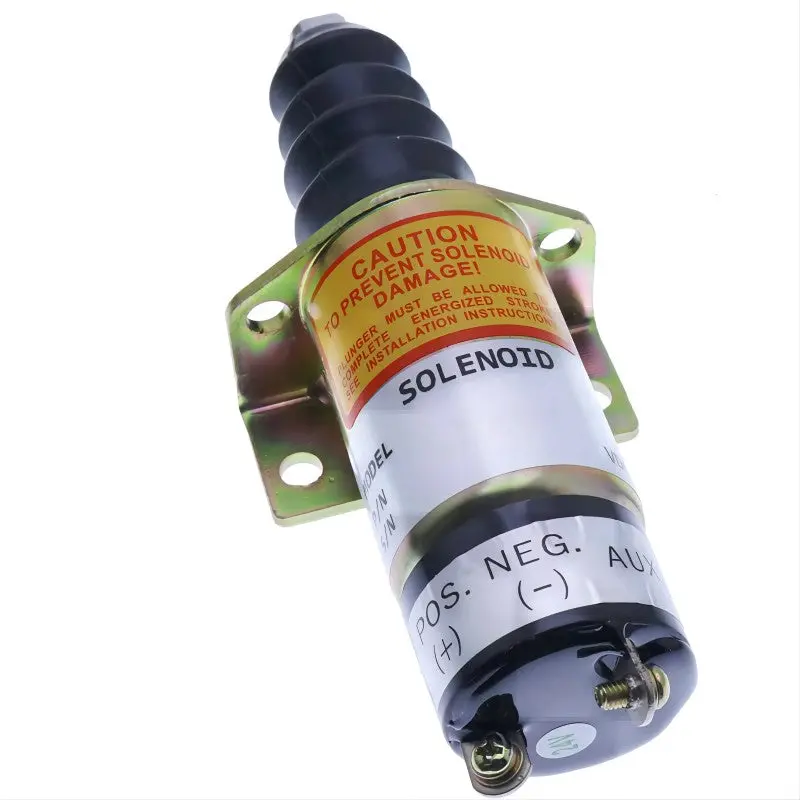 Diesel Stop Solenoid Sa-4849-24 1502-24C7u1b2s1 For Woodward 1500 Series Cummins 6Ct Engine 1