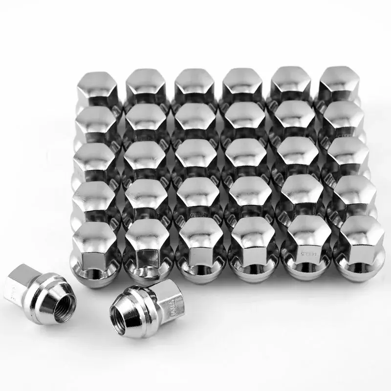 Set Of 32 Stainless Wheel Lugs Nuts For Dodge Durango Jeep Wrangler 6509422Aa 1