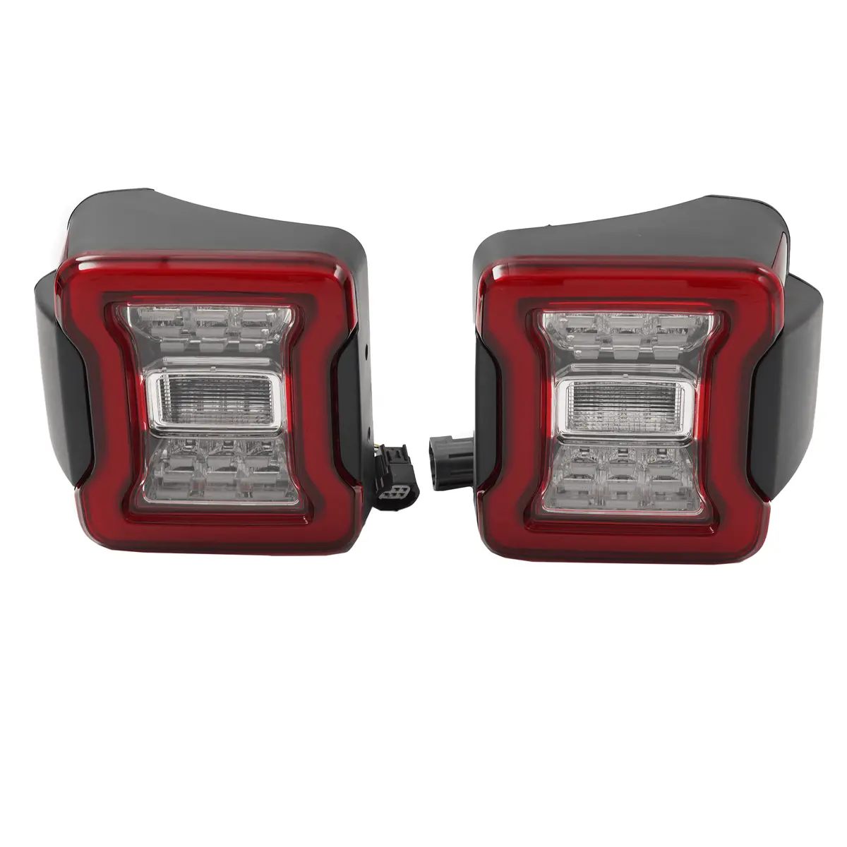 Set Rear Red Tail Lights Fit For Jeep Wrangler Jk Jku Rubicon Sahara Sport 07-18 1