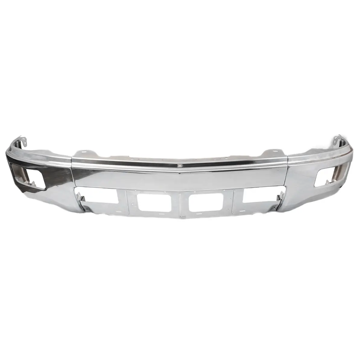 Steel Front Bumper Face Bar Fit For Chevy Silverado 1500 2014-2015 With Fog Hole 1